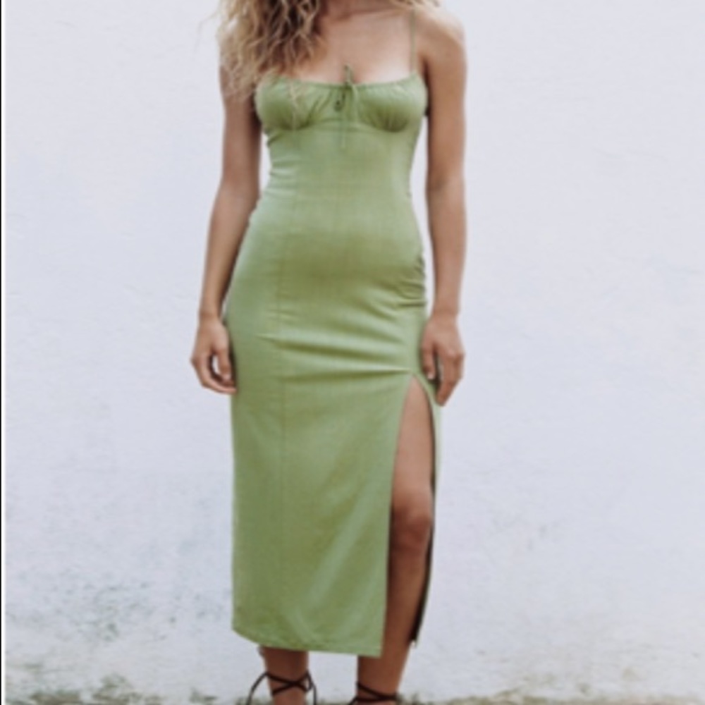 Zara Midi Slit Dress